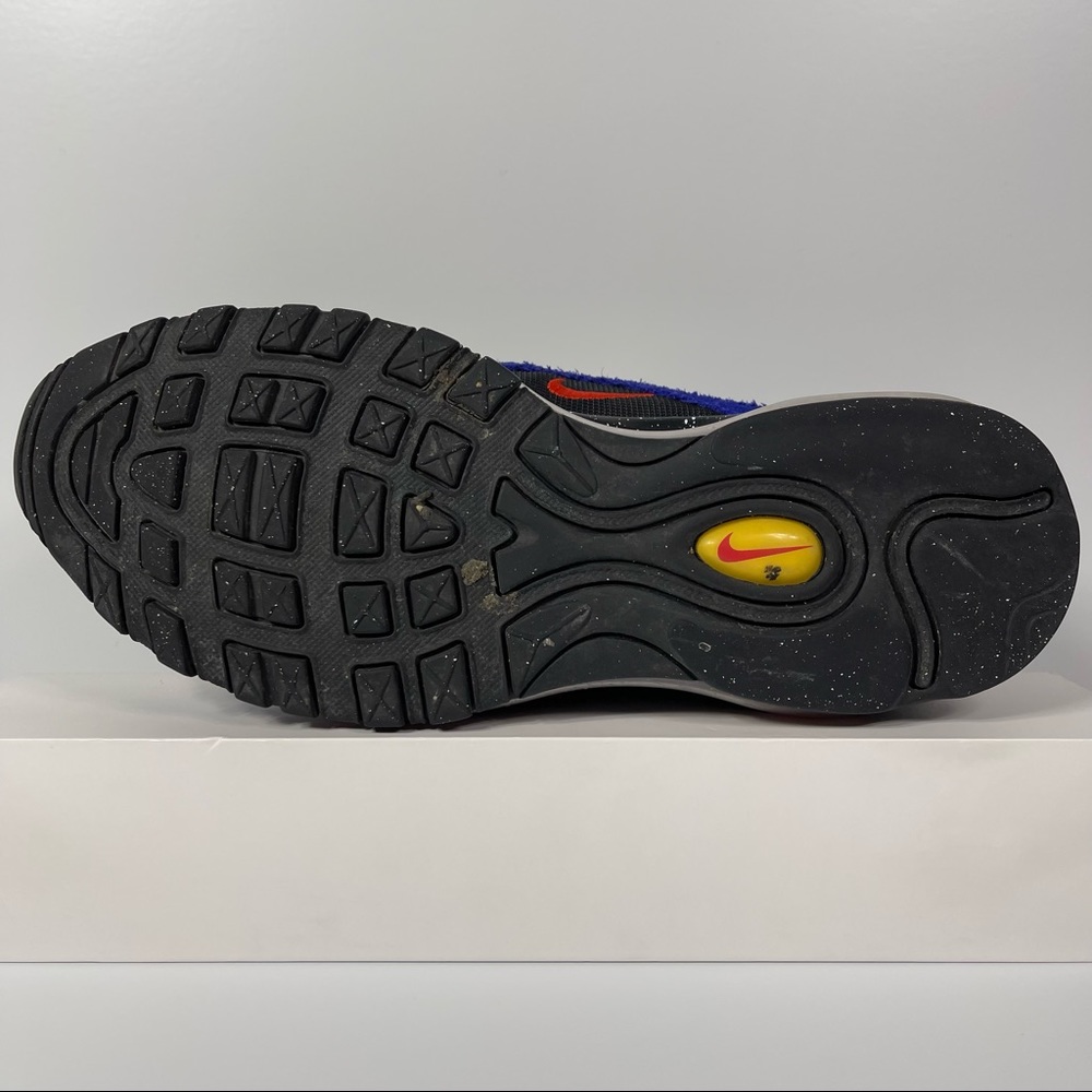 NIKE AIR MAX 97 CONCORD ACG TERRA MENS SHOES SIZE 9 BLACK PURPLE YELLOW RED USED - Picture 4 of 10
